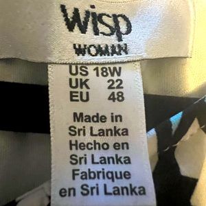 WISP;  plus size, above the knee dress
